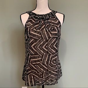 Calvin Klein chiffon sleeveless top